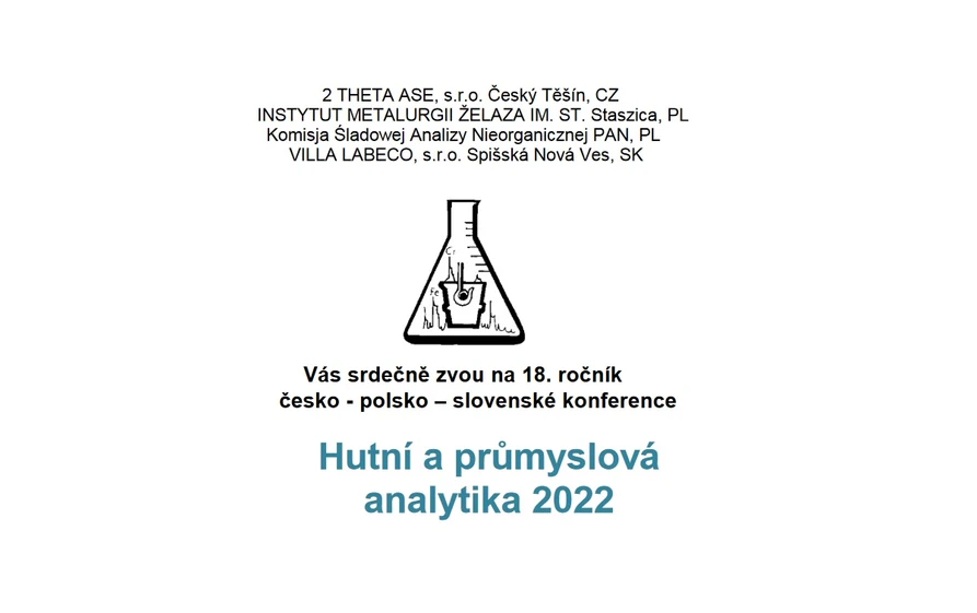Hutní a průmyslová analytika 2022