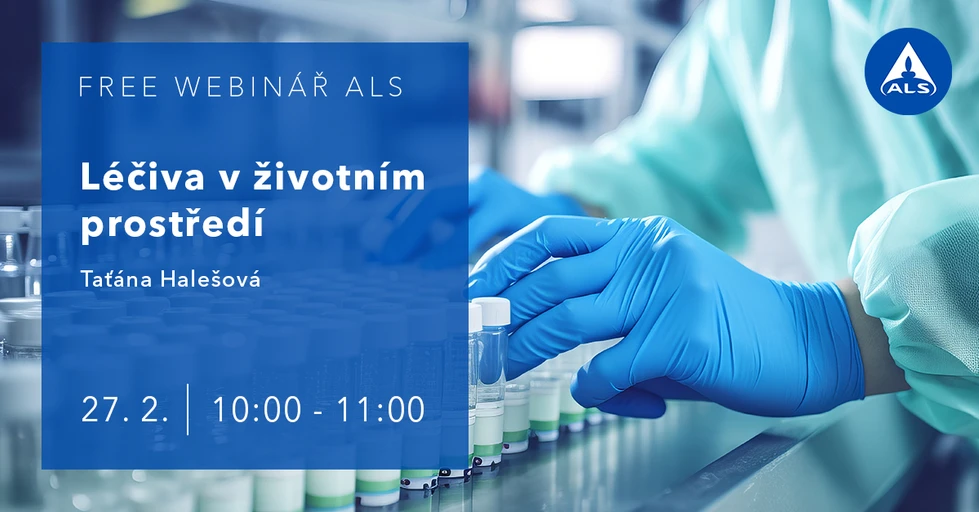 ALS Czech Republic: ALS online CZ Webinář: Léčiva v životním prostředí