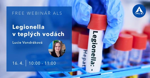 ALS online webinář: Legionella v teplých vodách