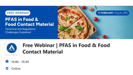 PFAS in Food & Food Contact Material