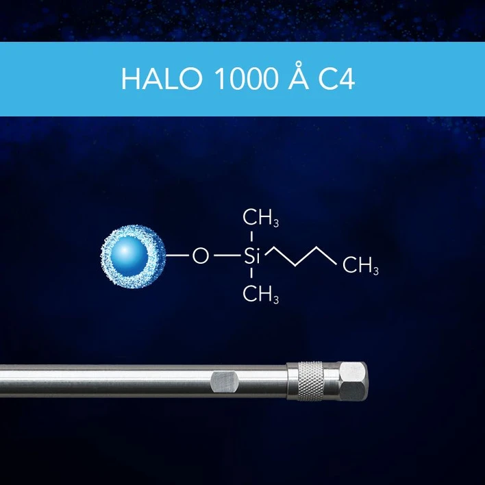 AMT HALO BIOCLASS HPLC kolony: HALO® BioClass C4