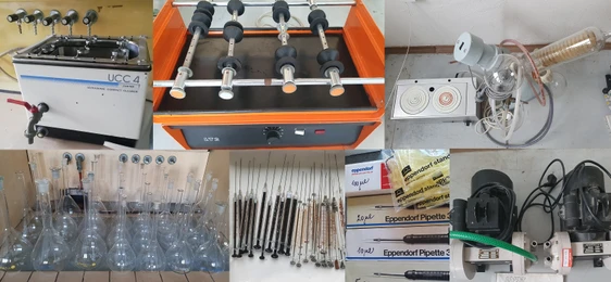 Výprodej laboratoří AQUATEST - laboratorní vybavení a sklo za výhodné ceny