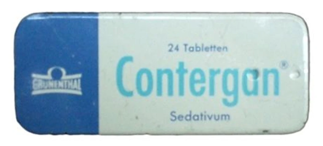 AVČR: Pravá, či levá? Na orientaci záleží – při vývoji léků i v průmyslu: Contergan před jeho stažením z trhu běžně užívaly těhotné ženy jako lék na úzkost, při potížích se spánkem a ranních nevolnostech.