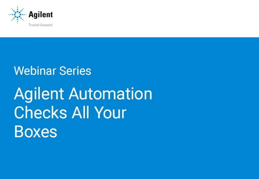 Agilent Technologies: RapidFire affords extreme versatility in one platform for detecting reaction analytes across a diverse group of enzyme targets