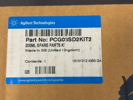 Agilent Sada náhradních dílů 200 ml, PCG03SD2KIT2 (Nová)
