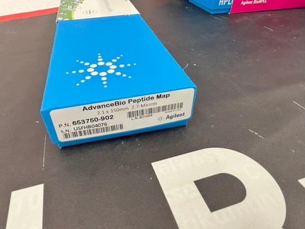 Agilent AdvanceBio Peptide Mapping 120Å, 2,1 × 150 mm, 2,7 µm HPLC kolona 653750-902 (Nové)