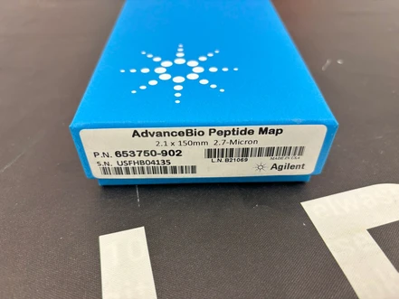 Agilent AdvanceBio Peptide Mapping 120Å, 2,1 × 150 mm, 2,7 µm HPLC kolona 653750-902 (Nové)