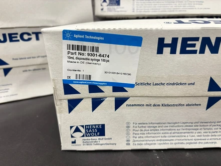 Agilent Captiva jednorázová stříkačka, 10 mL, polypropylen, 100 ks/bal., PN 9301-6474 G1311-67701 (Nové)