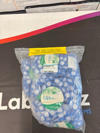 Agilent Captiva stříkačkový filtr z nylonu. Průměr 25 mm, velikost pórů 0,45 µm, 1000 ks/balení, 5190-5272 (Nové)