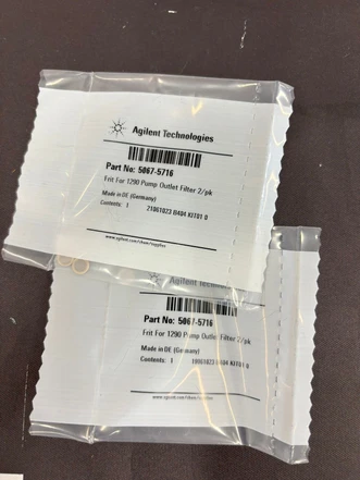 Agilent Frity pro výstupní filtr čerpadla 1290 Infinity LC, 5067-5716 (Nové)