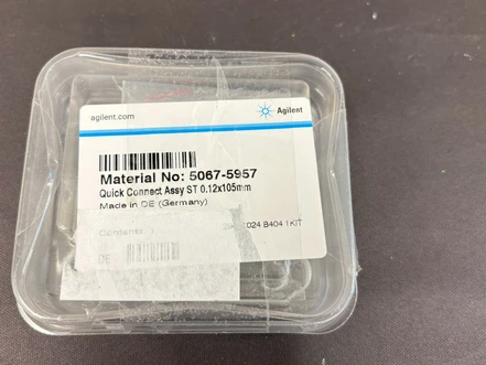 Agilent InfinityLab Quick Connect Fitting sestava s předem připevněnou kapilárou 0,12 x 105 mm, 5067-5957 (Nové)
