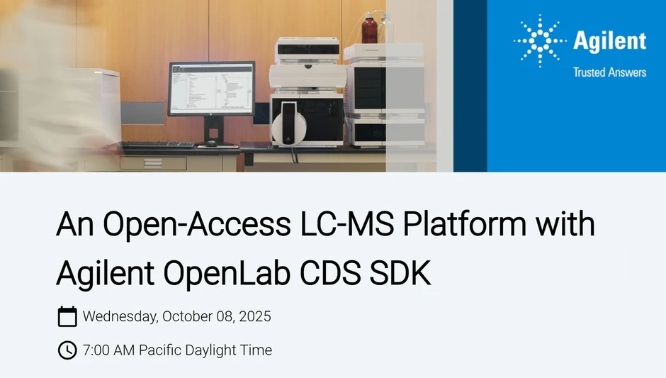 Agilent Technologies: An Open-Access LC-MS Platform with Agilent OpenLab CDS SDK