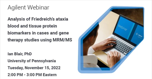 Analysis of Friedreich’s Ataxia Blood and Tissue Protein Biomarkers in Cases and Gene Therapy Studies Using MRM/MS