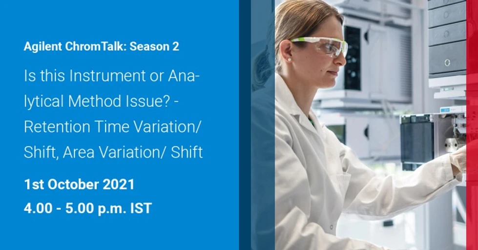 Agilent Technologies: ChromTalk Episode 8: Is this instrument or analytical method issue - Retention time variation Shift, Area variation shift