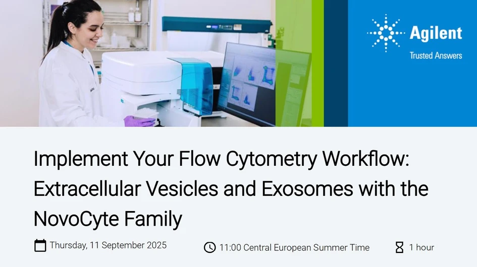 Agilent Technologies: Implement Your Flow Cytometry Workflow: Extracellular Vesicles and Exosomes with the NovoCyte Family