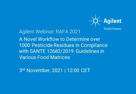 RAFA 2021: A Novel Workflow to Determine over 1000 Pesticide Residues in Compliance with SANTE 12682/2019 Guidelines in Various Food Matrices