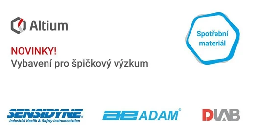 Novinky z oblasti spotřebního materiálu v portfoliu Altium International