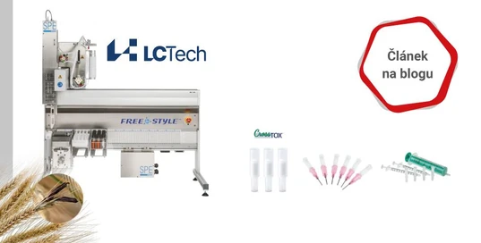 Přístroje pro přípravu vzorků a spotřební materiál pro stanovení mykotoxinů od německého výrobce LCTech