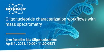 Bruker: Live from the lab: Oligonucleotide characterization workflows with mass spectrometry