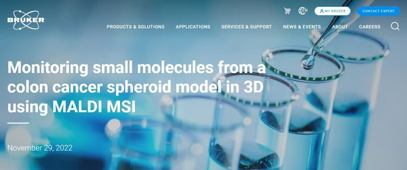 Monitoring small molecules from a colon cancer spheroid model in 3D using MALDI MSI