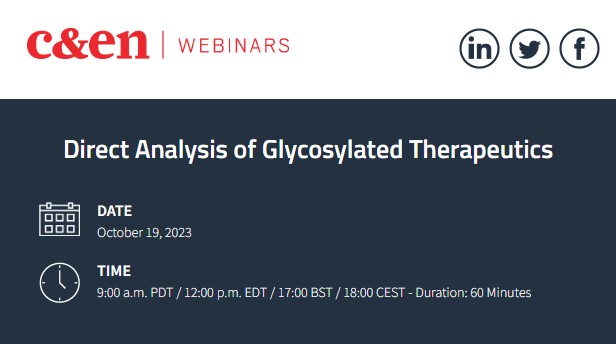 C&EN: Direct Analysis of Glycosylated Therapeutics