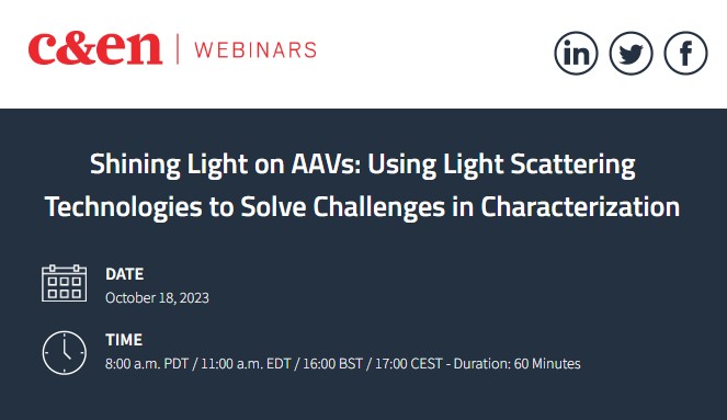 C&EN: Shining Light on AAVs: Using Light Scattering Technologies to Solve Challenges in Characterization