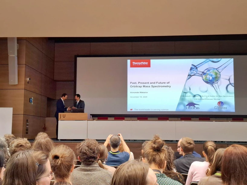 ČSHS: 13. Česká konference hmotnostní spektrometrie 2025 a 11. Neformální proteomické setkání - Den 1 (Past, present and future of Orbitrap Mass Spectrometry, Prof. Alexander Makarov, Thermo Fisher Scientific)