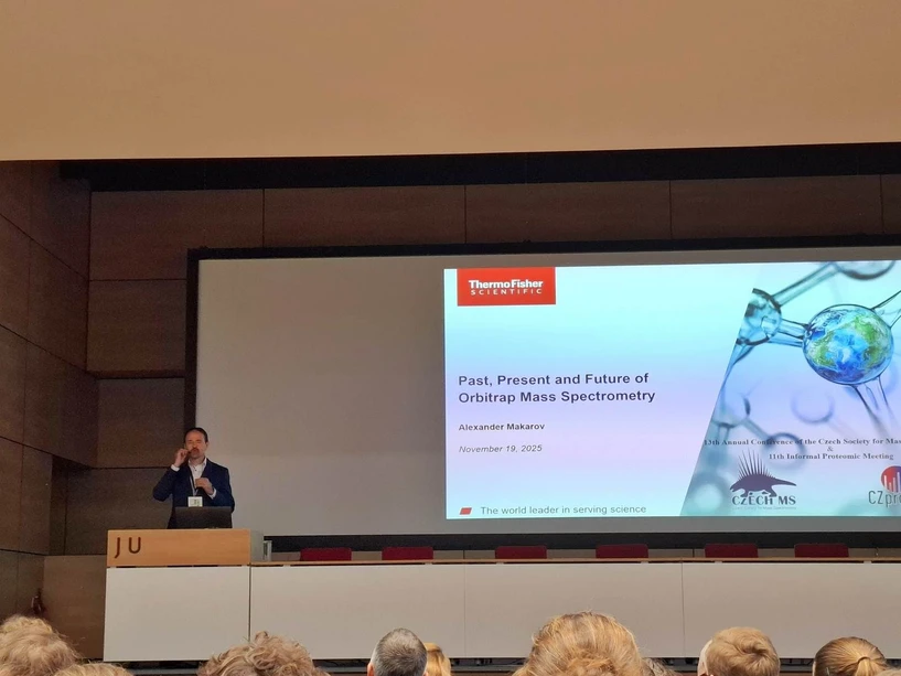 ČSHS: 13. Česká konference hmotnostní spektrometrie 2025 a 11. Neformální proteomické setkání - Den 1 (Past, present and future of Orbitrap Mass Spectrometry, Prof. Alexander Makarov, Thermo Fisher Scientific)