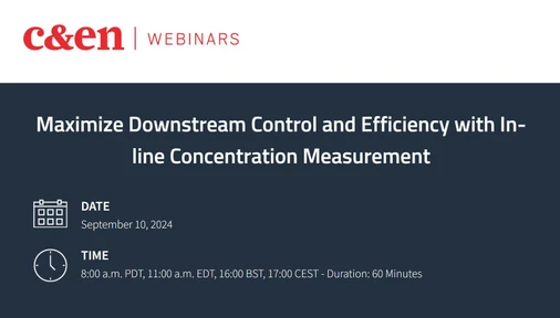 Maximize Downstream Control and Efficiency with In-line Concentration Measurement