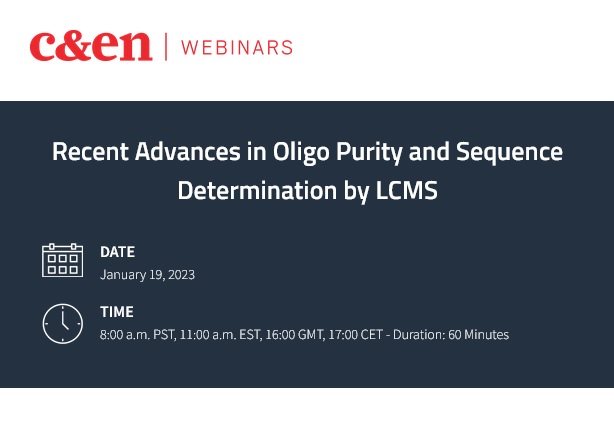 C&EN: Recent Advances in Oligo Purity and Sequence Determination by LCMS