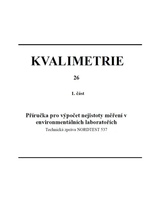 Kvalimetrie 26 - Nejistota měření a vzorkování