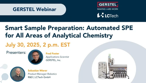 Smart Sample Preparation: Automated SPE for All Areas of Analytical Chemistry