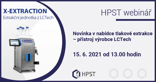 Novinka v nabídce tlakové extrakce – přistroj výrobce LCTech