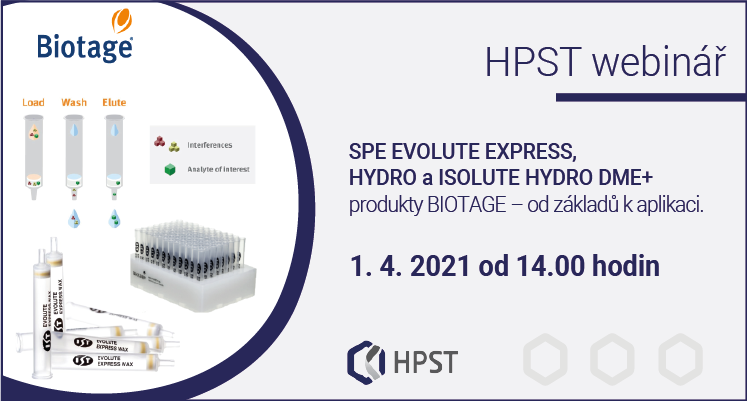 HPST: SPE EVOLUTE EXPRESS, HYDRO a ISOLUTE HYDRO DME+ (od základů k aplikaci)