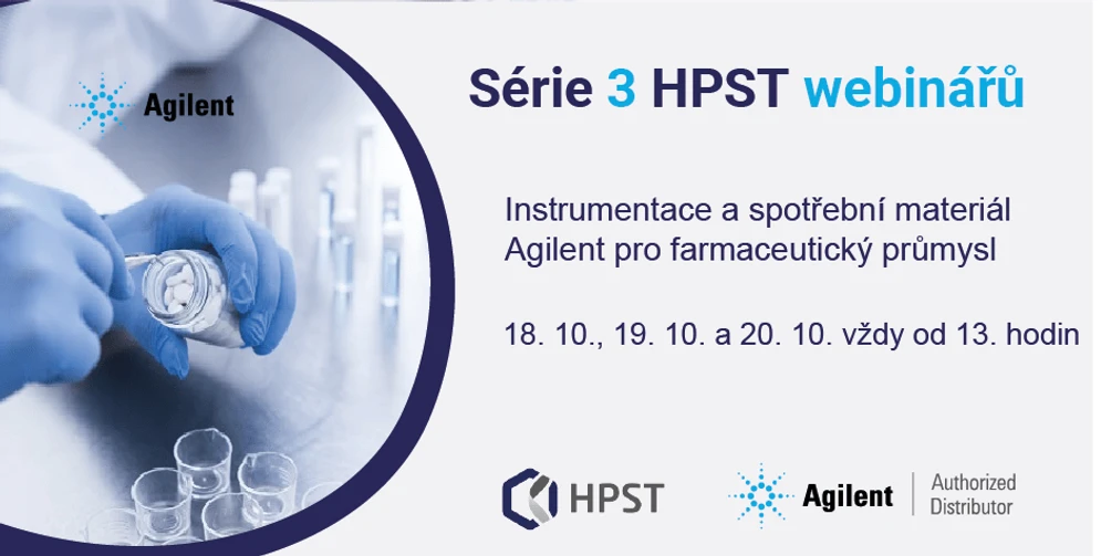 HPST: Instrumentace a spotřební materiál Agilent pro farmaceutický průmysl