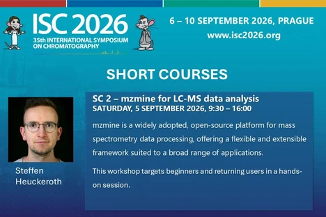 ISC 2026 – Krátký kurz: Analýza LC-MS dat pomocí softwaru mzmine