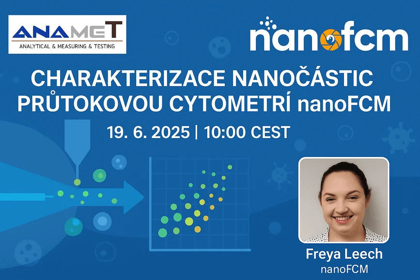LabRulez / AI: Charakterizace nanočástic průtokovou cytometrií nanoFCM
