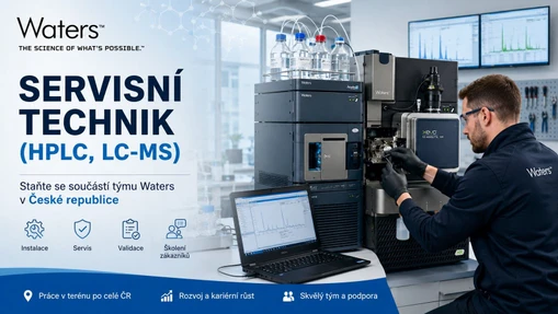 Kariéra ve Waters na pozici Servisní technik pro HPLC, LCMS