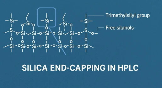 Role end-cappingu v HPLC na reverzní fázi