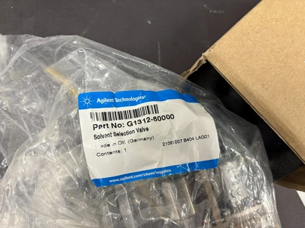 Agilent 4cestný ventil pro výběr rozpouštědel v systémech HPLC, G1312-60000 (Nový)