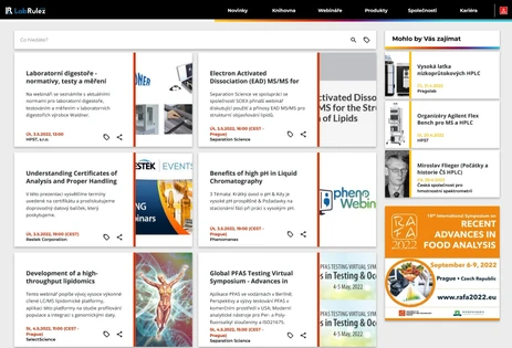 HPLC a LC/MS webináře týden 18/2022