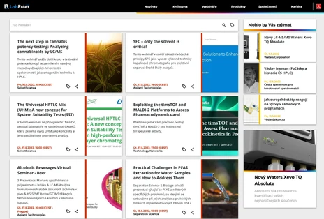 HPLC a LC/MS webináře týden 20/2022