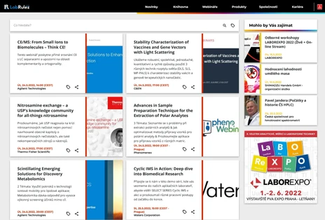 HPLC a LC/MS webináře týden 21/2022