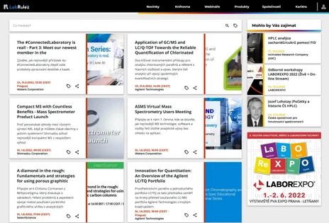 HPLC a LC/MS webináře týden 22/2022