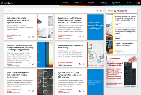 HPLC a LC/MS webináře týden 8/2022