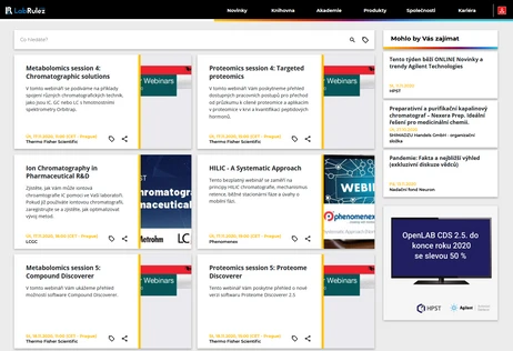 LC a LCMS webináře - 47. týden