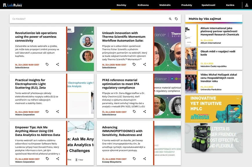 <p>LabRulez: Webináře LabRulezLCMS týden 17/2025</p>