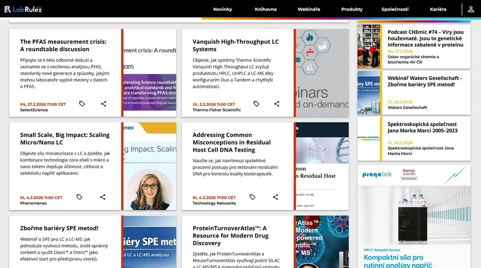 <p>LabRulez: Webináře LabRulezLCMS týden 10/2026</p>