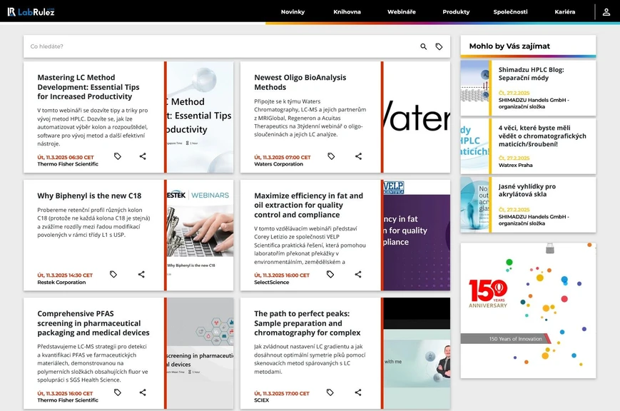 <p>LabRulez: Webináře LabRulezLCMS týden 11/2025</p>