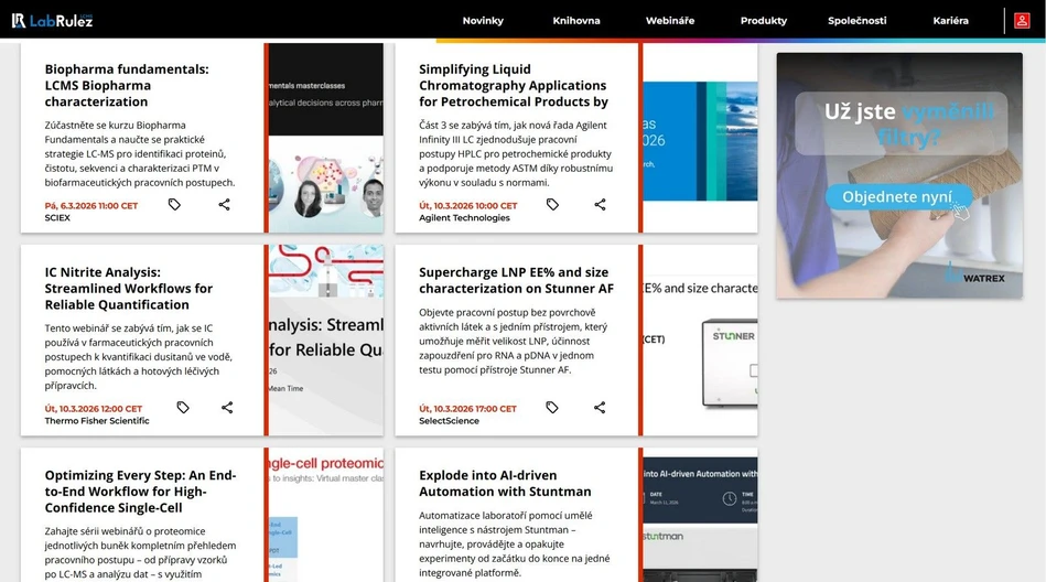 <p>LabRulez: Webináře LabRulezLCMS týden 11/2026</p>